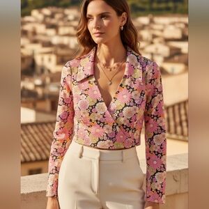 ASOS Design Pink Floral Jacket